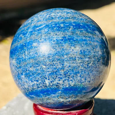 861G Natural Lapis Lazuli Jasper Quartz Sphere Crystal Ball Reiki Healing480 • $0.99