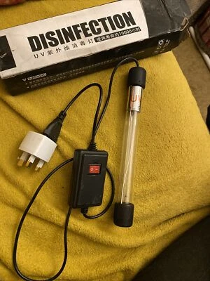 UV Sterilization Lamp Germicidal Disinfection Lamp For Aquarium Fish Tank Pond • £5
