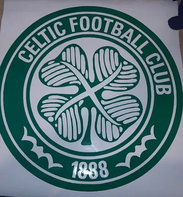 Celtic FC Football Club Vinyl Wall Art Sticker Transfer Decal Mural • £10