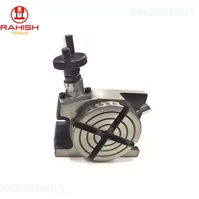 3” Inch Rotary Table 80mm Horizontal & Vertical Low Profile With 4 Milling Slots • $69