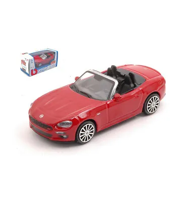 Nice 1/43 Fiat 124 Spider Miata Burago Geerligs/de Jong Netherlands • $8.89