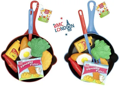 £6.49 • Buy Childrens/Kids Toy Pans Kitchen Play-Food Set Village Cooking Play Food Set X  1