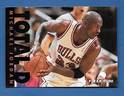 1995-96 Fleer Total D #3 MICHAEL JORDAN SP Insert Card! BULLS! HOF! • $10