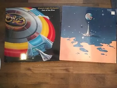 ELO Electric Light Orchestra Vinyl Lot Time And Out Of The Blue Double LP • $22