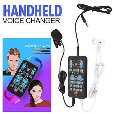 Voice Changer Handheld Portable Multifunctional Game Sound Disguiser W/ 8 Sounds • $14.43