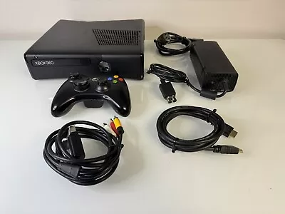 Microsoft Xbox 360 S Slim Model 1439 250gb Hdd Tested Working • $99.95