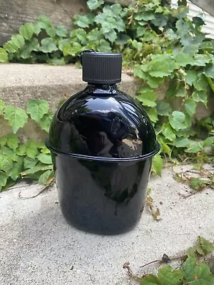 WW2 Original 1942 Black Canteen • $125