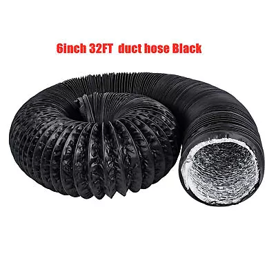 Hon&Guan Duct Fan Pipe Flange Air Vent Duct Hose Pipe Clips Backdraft Damper US • $36.05