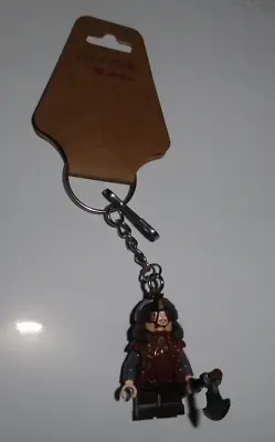 GIMLI Keychain Keyring Handmade Vtg Key Fob Lord Of The Rings Dwarf • £10.45