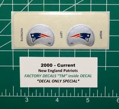 2000-Current New England Patriots Football Gumball Helmets FACTORY DIECUT DECALS • $2