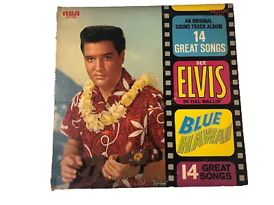 Elvis Presley Lp Record  Blue Hawaii   Rca Lsp 2426 Living Stereo In Shrink • $19.95