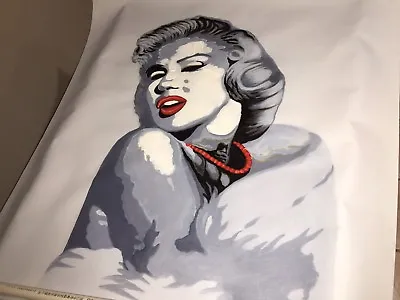 MARYLIN MONROE 28x28 Hand Painting On Canvas. No Frame • $100