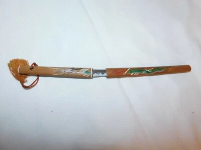 £19.16 • Buy Vintage Wooden Japanese Sword Letter Opener 8 