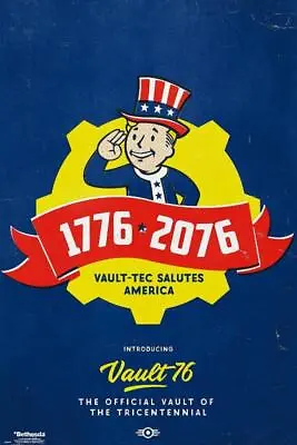 Fallout 76 : Tricentennial - Maxi Poster 61cm X 91.5cm New And Sealed • £8.99