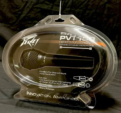 Peavey PVi 100 Dynamic Wired Consumer Microphone With 20’ XLR To XLR Cable • $34.99