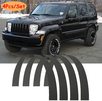 4PCS Fender Flares Extended Flexible Wide Wheel Arch Body Kit For Jeep Liberty • $69.12