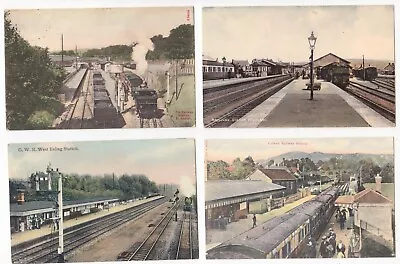 G.w.r  Railway Postcards    Stations • £3.50