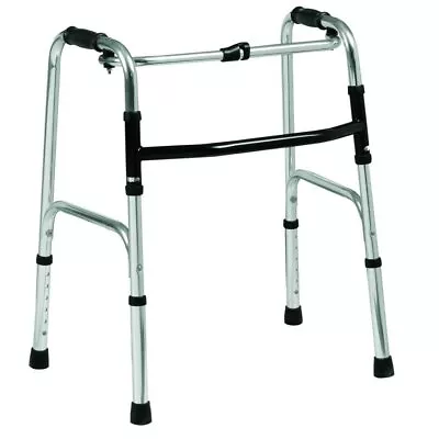 Folding Lightweight Aluminium Walking Zimmer Frame Walker - Adjustable Height • £47.99