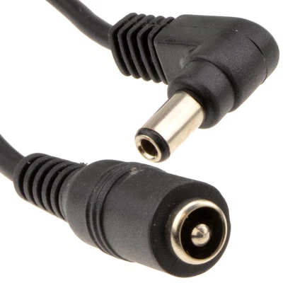 £2.86 • Buy 5.5 X 2.5mm Right Angled DC Power Male Plug Female Socket CCTV Extension Cable