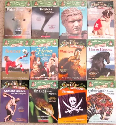 Magic Tree House Lot 12 FACT TRACKER & RESEARCH NonFiction Companion Guide Books • $22