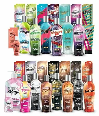 £7.99 • Buy Pro Tan Sunbed Tanning Accelerator Lotion Creams  Bottles, Sachets Free Goggles