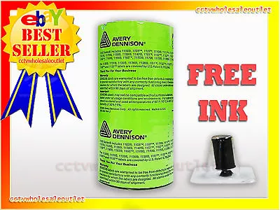 Genuine Monarch 1136 Fluorescent Green Labels &FREE INK • $31.56