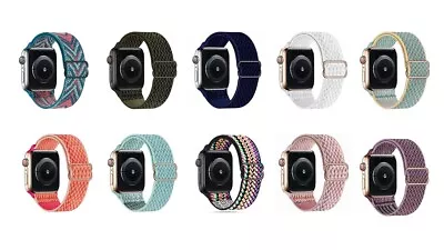 Solo Loop Nylon Stretchy Strap Band For Apple Watch Series 9/8/7/6/5 SE 38-45mm • £3.49