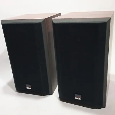 Bowers & Wilkins DM-550 Bookshelf Speakers Pair Mahogany Finish • $350