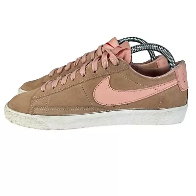 £21.95 • Buy Nike Blazer Low Arctic Orange Pink Suede Leather Trainers Shows UK 5.5 EU 38.5