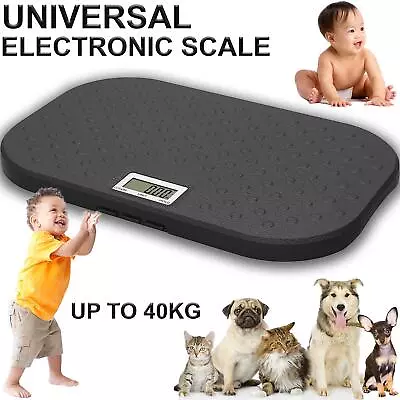 Digital Bathroom Weighing Scale Electronic Pet Toddler Baby Animal Scales 40kg • £28.95