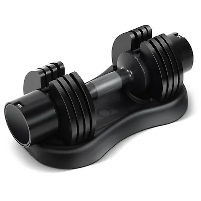 5-in-1 Adjustable Dumbbell Home Gym Weight Lifting Training Equipment Non-slip • £69.95