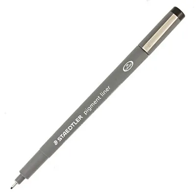 £3.29 • Buy STAEDTLER Pigment Liner 308 Sketching & Drawing Pens 9 Sizes - Black Ink