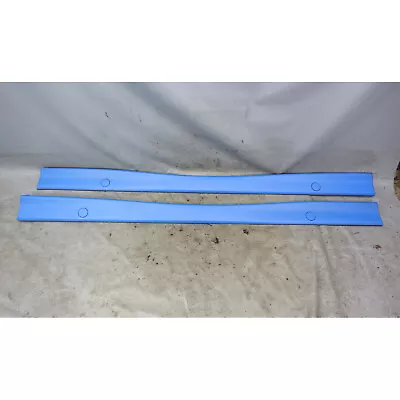 1992-1999 BMW E36 3-Series Outside Side Skirt Rocker Panel Pair Blue Vinyl OEM • $206.25