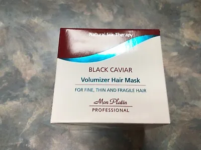 Mon Platin Natural Silk Therapy Black Caviar Volumizer Hair Mask 500ml • $39.84