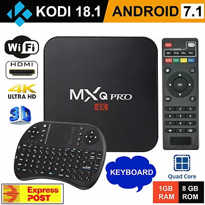 $43.50 • Buy 5G MXQ PRO 4K TV BOX Android 10.1 Quad Core Smart Media Player 1GB+8GB
