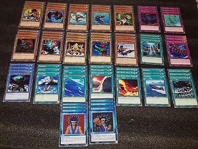 Yu-gi-oh! TCG -  MAKO TSUNAMI DECK CORE  - SBC1 - WATER AQUA - Speed Duel • $35