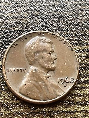 1968 D Lincoln Penny  ERROR - Letters On Rim L On Edge. Filled “D” RPM TK2644* • $5.99