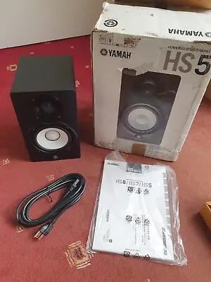 Yamaha HS5 Studio Monitor Speaker (DAMAGED  CARDBOARD BOX) • £160