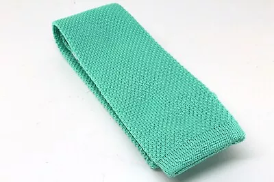 New Knit Knitted Tie Necktie Slim Skinny Narrow Square Woven 2.5in 30+ Colors • $8.99