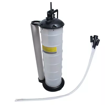 $44.54 • Buy 7L Vacuum Oil Fluid Suction Extractor Changer Manual Car Fuel Transfer Pump Tan