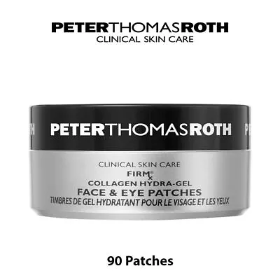 Peter Thomas Roth FIRMx Collagen Hydra-Gel Face & Eye Patches 90 Ct New No Box ( • $31