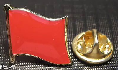 Red Flag Pin Badge Socialist Socialism Communist Symbol Labour Brooch • £2.99