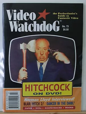 VIDEO WATCHDOG No 73 /Hitchcock On DVD • $5