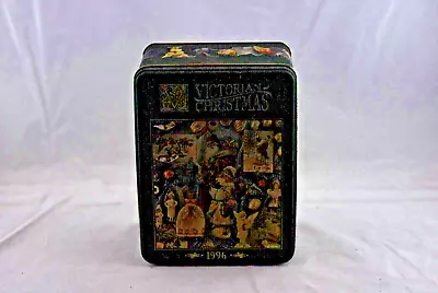 Vintage Victorian Christmas Puzzle Tin Can • $23.99