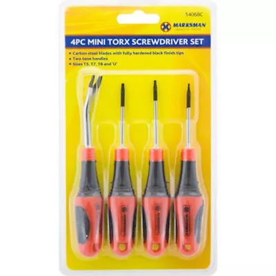 Star Torx Screw Driver Set - 4pc Mini Precision  Steel Bits T5 T7 T8 U 54068c • £4.90