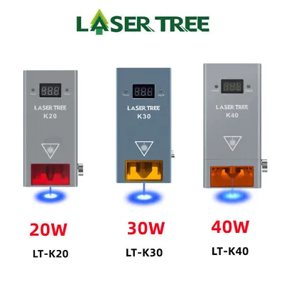 LASERTREE Optical Power 20W 30W 40W Laser Cutting Engraver Module K20/K30/K40 • $512.71