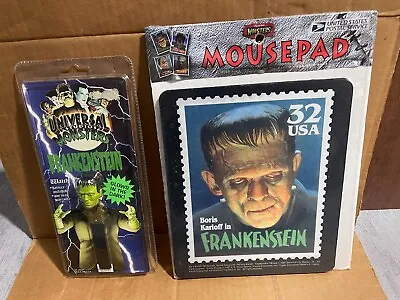 Universal Studio Monster Frankenstein Wristwatch & Mouse Pad Still Sealed 1990s • $27.99