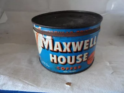 Vintage Maxwell House Coffee 1# One Pound Tin Can • $14.99