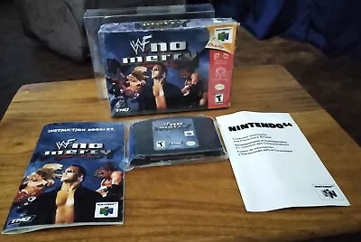 WWF No Mercy Nintendo 64 N64 Complete In Box (Cib) • $79.99