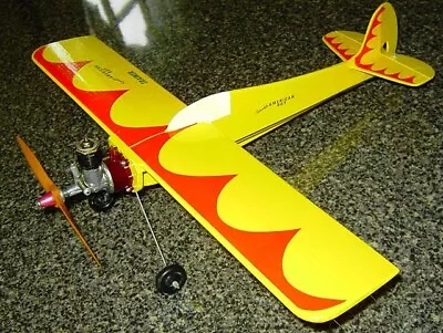 American Boy Control Line 18  Wingspan Model Airplane Printed Plans &Templates • $25